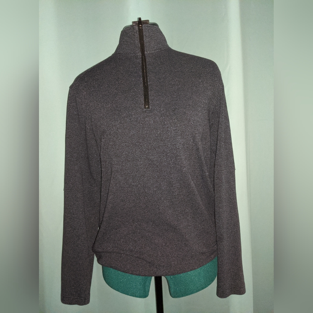 GRAY MARC ANTHONY TEXTURED KNIT PULLOVER MENS Sz S